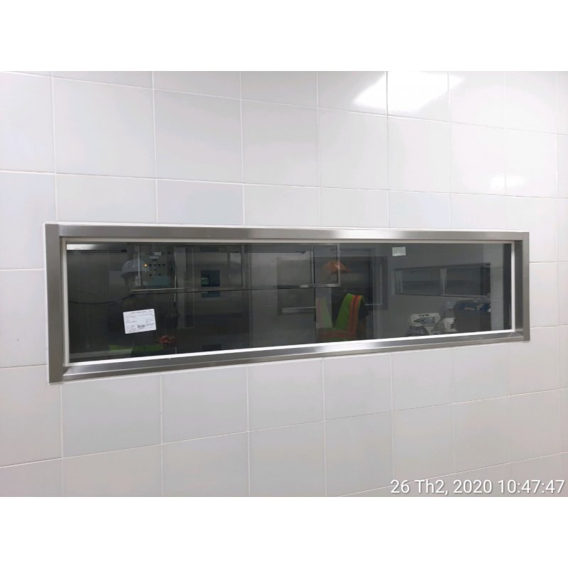 Cửa sổ kính khung inox